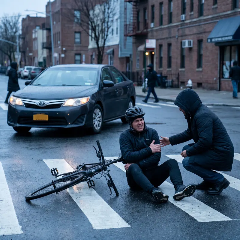 Pedestrian and bicycle